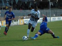 Papa Waigo affonda sulla fascia, Ascoli-Sampdoria (ph. Giammusso)