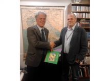 Piero Celani con Stefano Albertini a New York