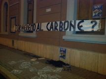 La protesta di CasaPound alla stazione di Ascoli