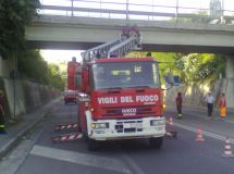 Vigili del Fuoco al lavoro sull'Asse Attrezzato