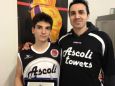 Marco Di Giandomenico (sinistra) assieme a coach Daniele Aniello (destra)