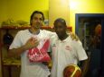 Coach Aniello (sinistra) assieme a Coach Jivens (destra)