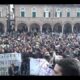 Ascoli, imponente manifestazione degli studenti in Piazza del Popolo, 3 dicembre