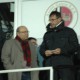 Bellini e Palatroni in tribuna durante Ascoli-Vicenza (foto Giammusso)