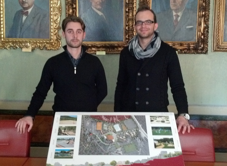 Giulio Ventura e Fabio Giuliani e il progetto Park Life per il centro sportivo Fondazione Carisap