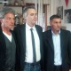 Giordano il giorno della sua presentazione con Alberto Mariani e Guido Manocchio