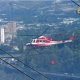 Elicottero in volo (foto CDC vigilfuoco Ascoli Piceno)