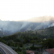Incendio a Rosara (foto CDC vigilfuoco Ascoli Piceno)