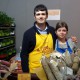 Tipicità 2016 Savini Nicola di Petritoli, produzione e lavorazione carni Suine nella foto Michele e Sara