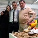 Tipicità 2016 Sbrolla, produzioni alimentari picene, tra cui la Patasibilla, nella foto Luigi Sbrolla, Federica Sbrolla e Claudio