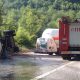 Autocisterna sulla Salaria (foto cdv vigilfuoco AP)