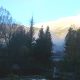 Arquata, nuvole di polvere a Borgo di Arquata subito dopo la terribile scossa