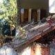 I danni del terremoto sulla strada per Montegallo