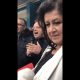 Scuola inaugurata ad Arquata, Patrizia Palanca (dietro di lei Enrico Mentana)