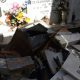 Amatrice, cimitero abbandonato e devastato a sei mesi dal terremoto del 24 agosto, foto Mirko Fioravanti