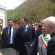 John Elkann ad Arquata accolto dalle istituzioni, 19 maggio (foto Valentina Trenta)