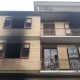 Pagliare, la palazzina bruciata in via Tevere