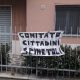 Pagliare, striscioni contro i migranti in via Tevere 12