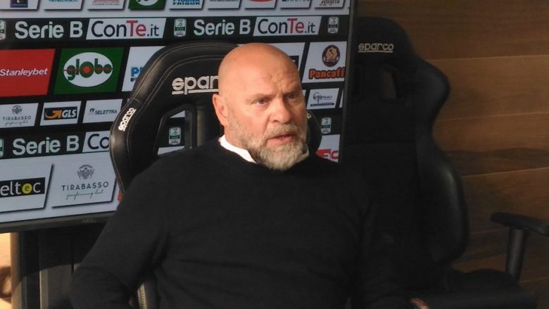Serse Cosmi, allenatore Ascoli Picchio al termine di Ascoli-Carpi (foto Chiara Poli)