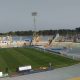 Ascoli, riscaldamento prima del match col Pescara
