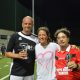 Memorial X Giusy 2018 el premiazioni insieme all'arbitro Emanuele Trementozzi