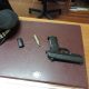 La pistola sequestrata (foto Comando Provinciale Carabinieri)