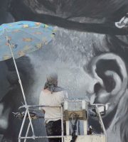 Gomez, artista (Foto di Ettore Exe Air Malaspina)