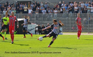 Ganz, tiro in Ascoli- Cremonese,Foto Andrea Giammusso