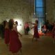 danzatrici allieve dello Spontini all'interno del Forte Malatesta