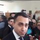 Luigi Di Maio intervistato da Piceno Oggi e dagli altri giornalisti ad Ascoli