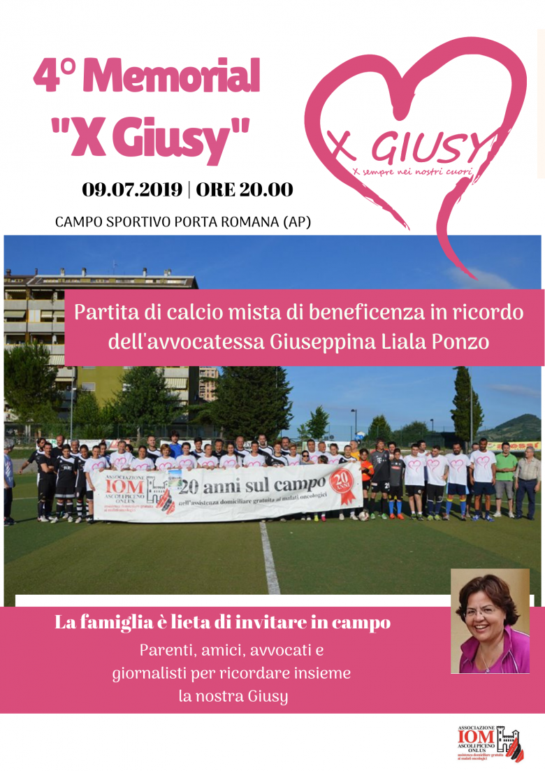 Memorial Giusy Ponzo 4° edizione