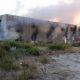 Incendio ad Ascoli (foto Comando Provinciale Vigili del Fuoco)
