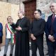 Montemonaco, Luca Ceriscioli con il vescovo Carlo Bresciani e il sindaco Francesca Grilli