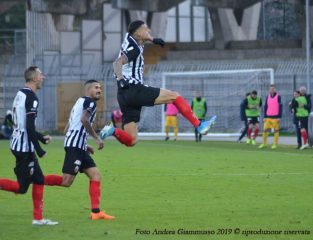 Ascoli-Cittadella- Esultanza-Scamacca