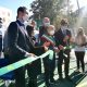 Nuovo campo sportivo ad Arquata, taglio del nastro (foto Regione Marche)