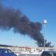 Vasto incendio presso l'interporto di Villa Sant'Antonio: 