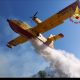 Canadair in azione (foto Vvf Ascoli Piceno)