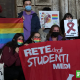 Rete degli Studenti Medi alla manifestazione pro Ddl Zan ad Ascoli in piazza del Popolo
