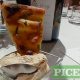 Pizza al rosmarino e mousse di nocciole