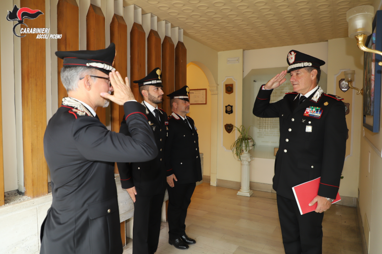 Il Comandante Della Legione Carabinieri Delle Marche Ha Visitato Il 