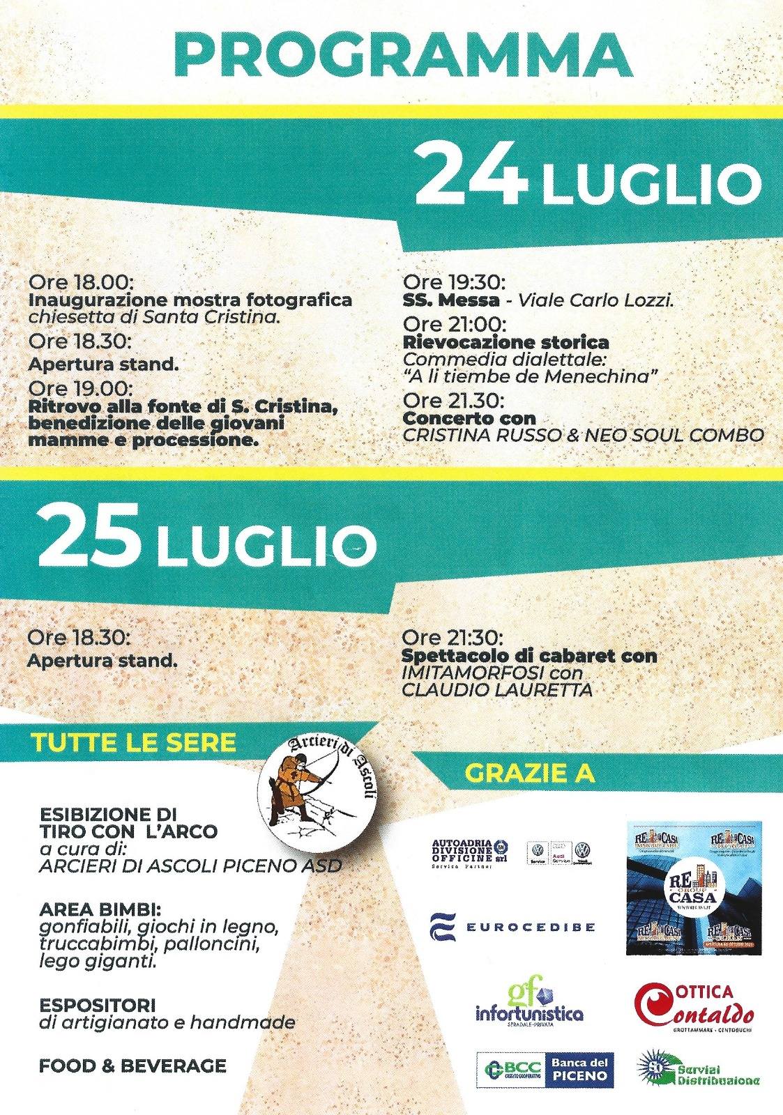 Colli del Tronto celebra la sesta edizione della Festa di Santa ...